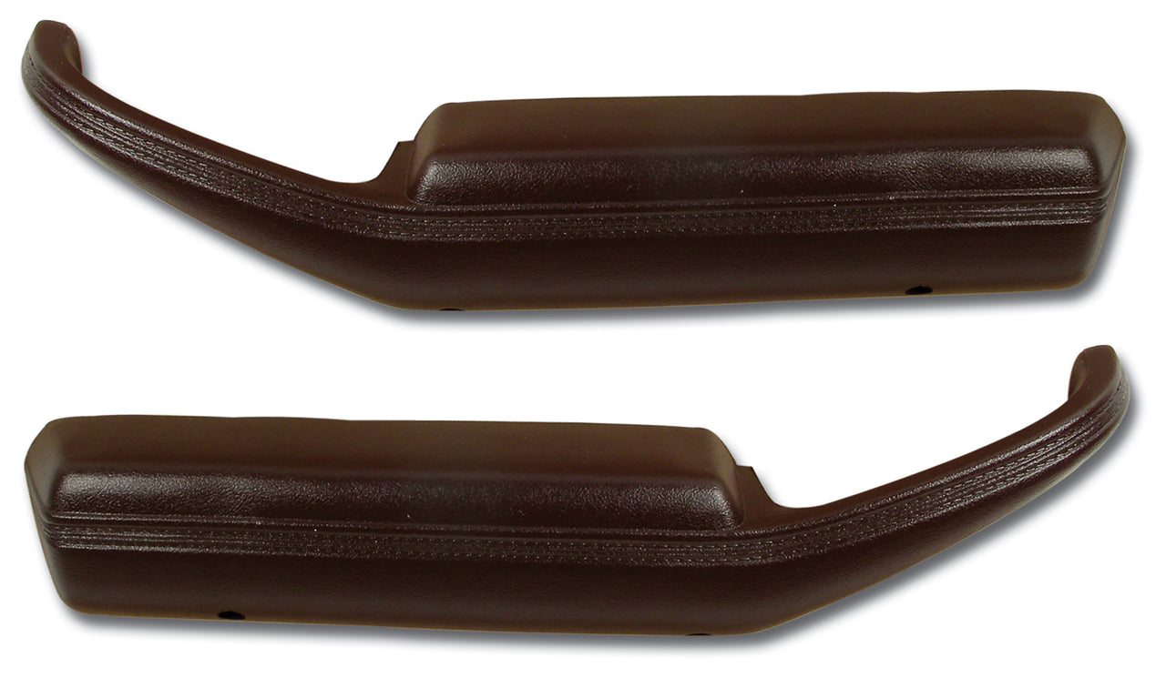 1980-1980 Corvette Moulded Door Panel Armrest Pair - Claret-430736-Corvette-Store-Online