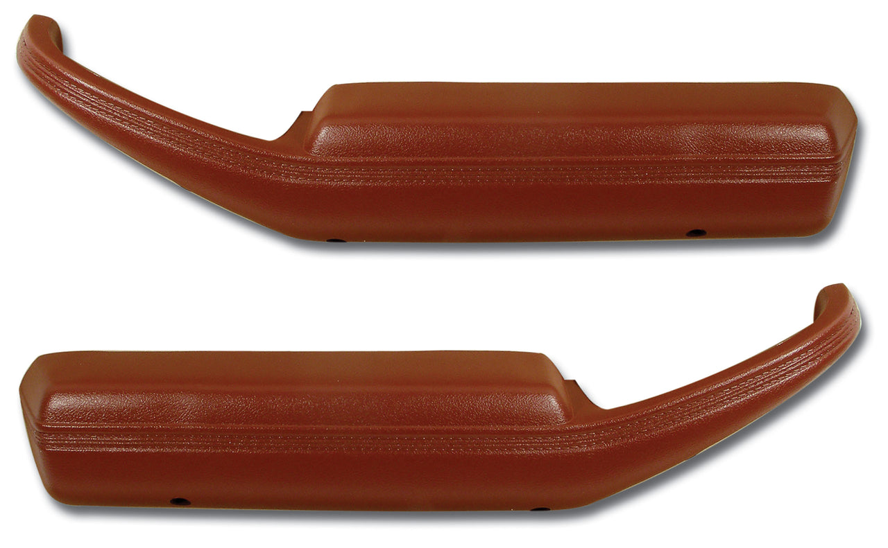 1981-1981 Corvette Moulded Door Panel Armrest Pair - Cinnabar-430739-Corvette-Store-Online