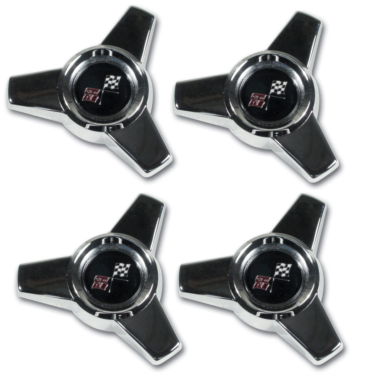 1965-1965 Corvette Hubcap Spinner Assembly Set-43073-Corvette-Store-Online
