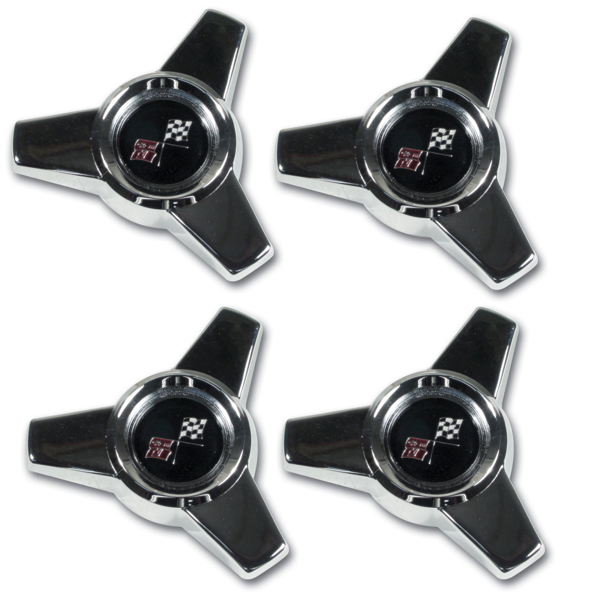 1965-1965 Corvette Hubcap Spinner Assembly Set-43073-Corvette-Store-Online