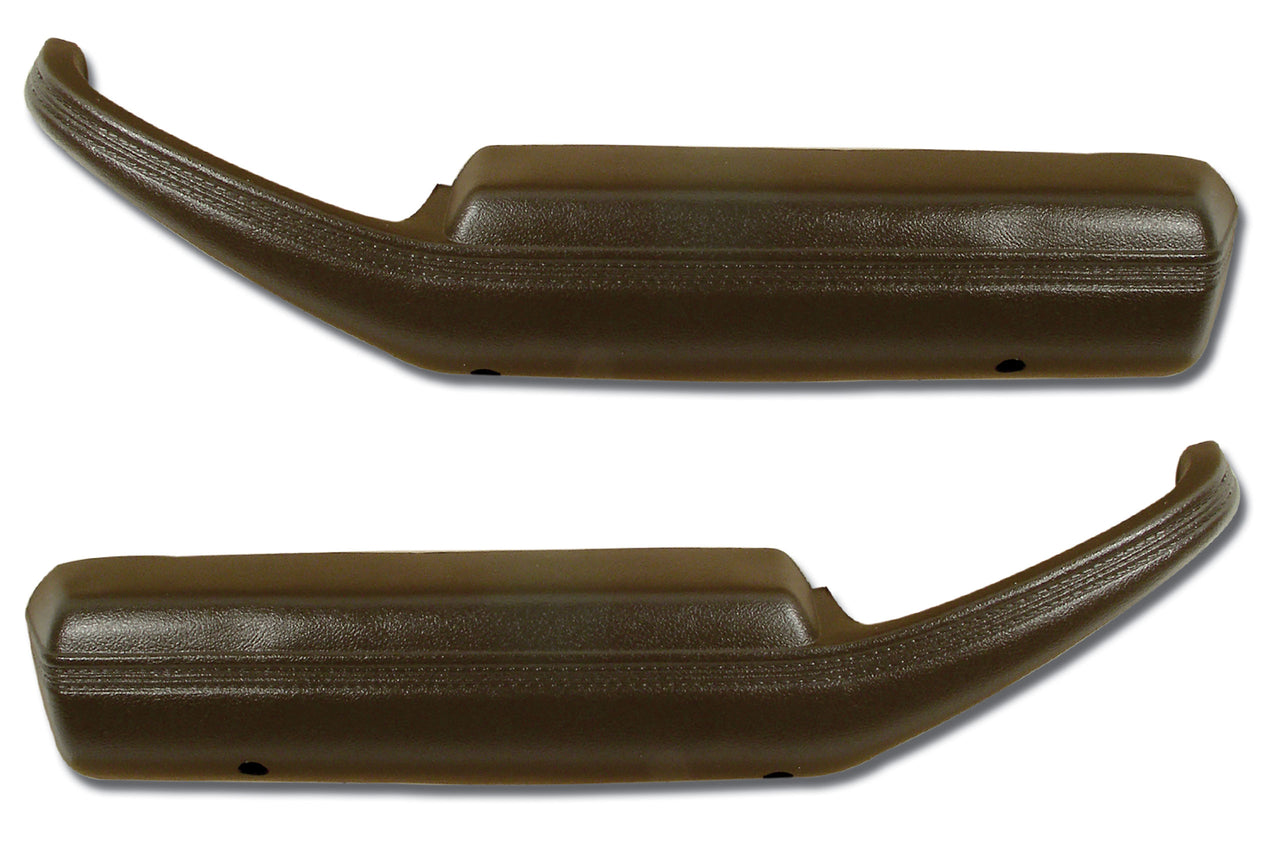 1978-1978 Corvette Moulded Door Panel Armrest Pair - Dark Brown-430755-Corvette-Store-Online