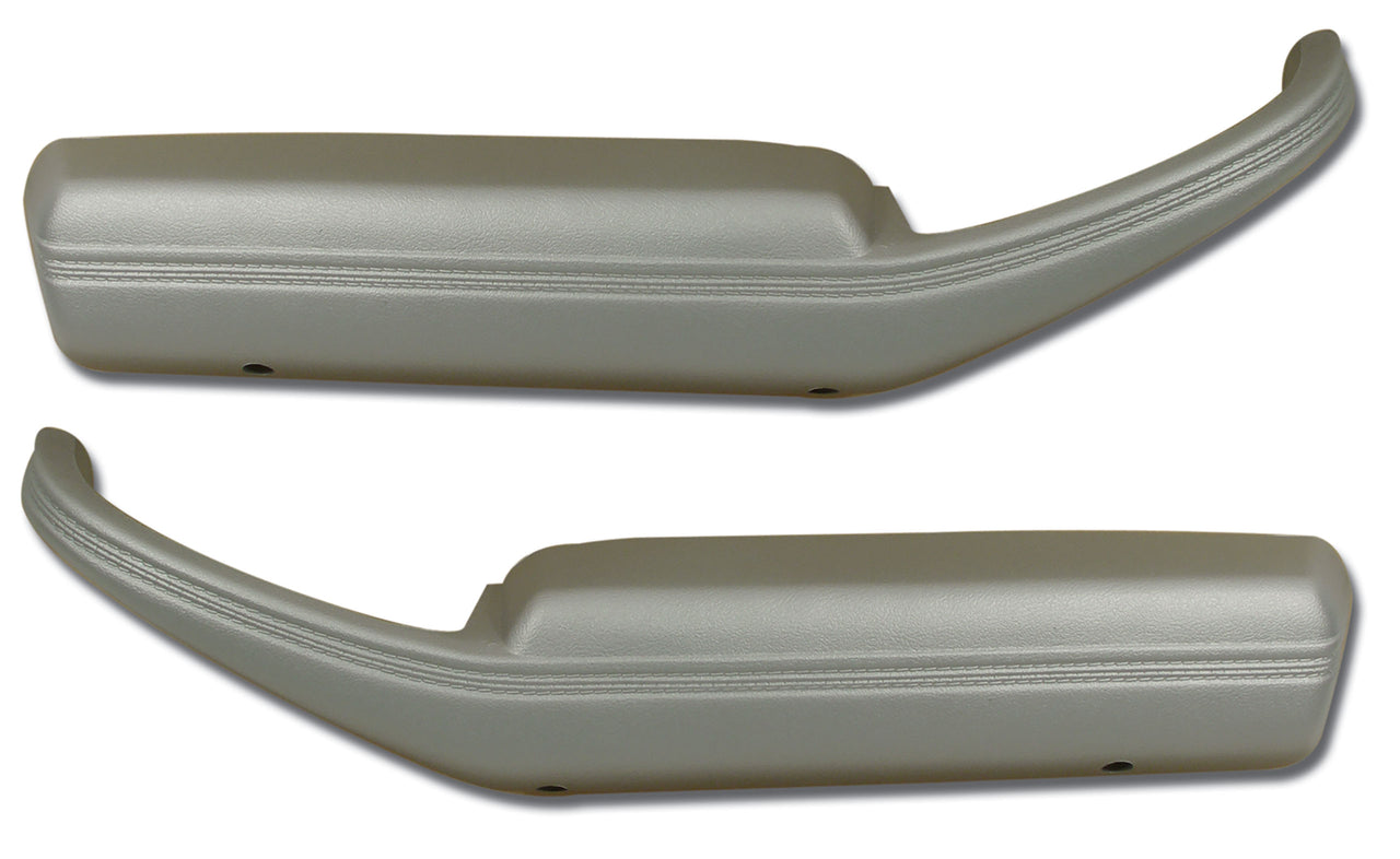 1978-1978 Corvette Moulded Door Panel Armrest Pair - Silver Pace-430762-Corvette-Store-Online