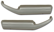 1981-1981 Corvette Moulded Door Panel Armrest Pair - Silver-430764-Corvette-Store-Online