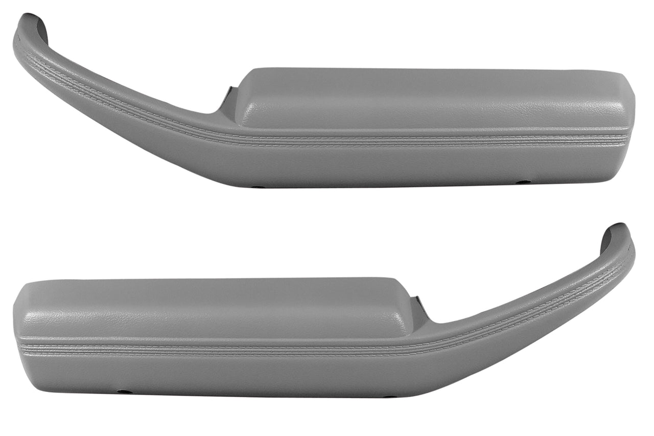 1982-1982 Corvette Moulded Door Panel Armrest Pair - Gray-430768-Corvette-Store-Online