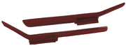 1984-1985 Corvette Moulded Door Panel Armrest Pair - Red-430827-Corvette-Store-Online