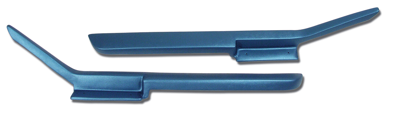 1986-1989 Corvette Moulded Door Panel Armrest Pair - Blue-430874-Corvette-Store-Online