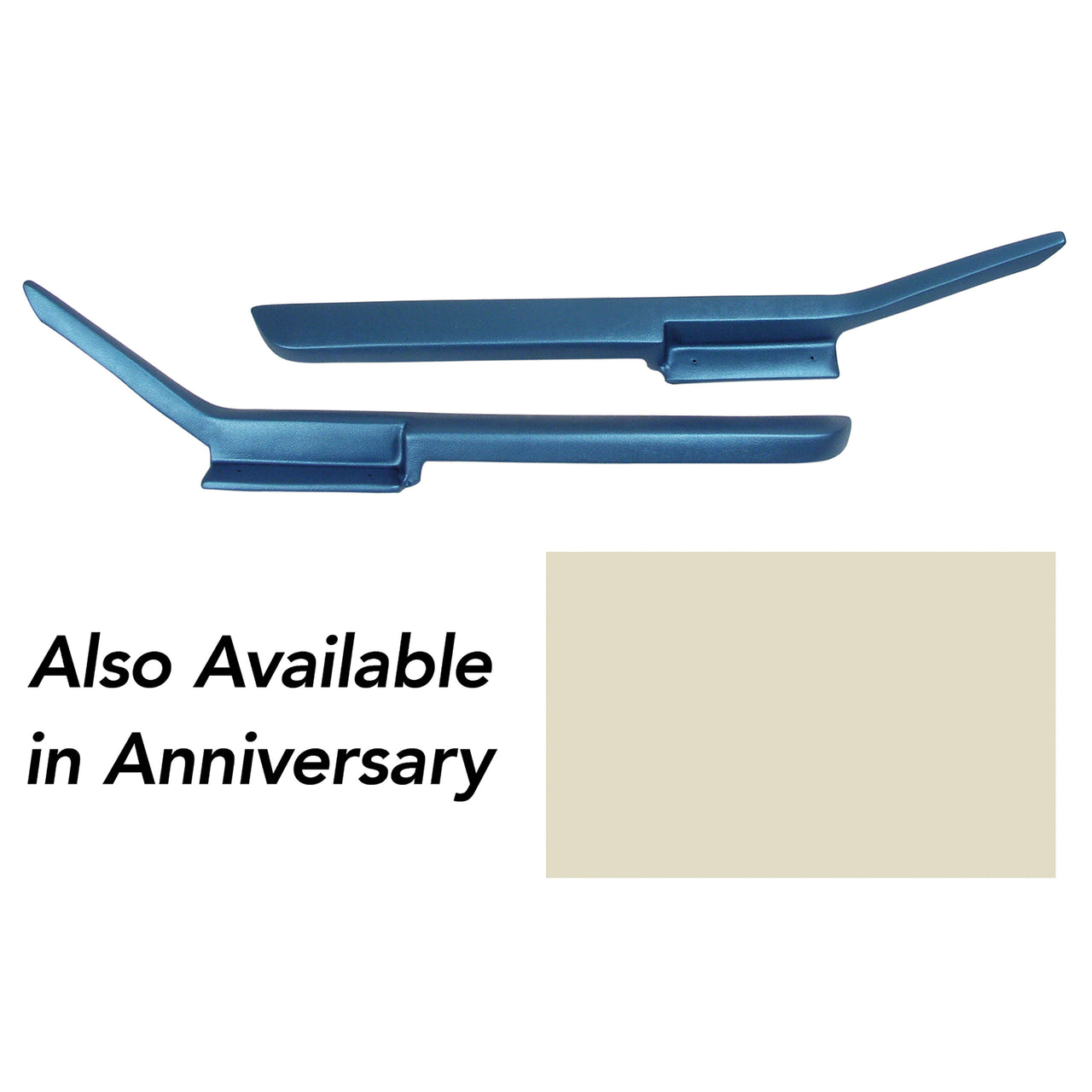 1988-1988 Corvette Moulded Door Panel Armrest Pair - Anniversary-430877-Corvette-Store-Online