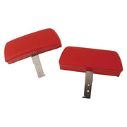 1968-1969 Corvette Headrests Red Complete W/ABS Covers-432330-Corvette-Store-Online