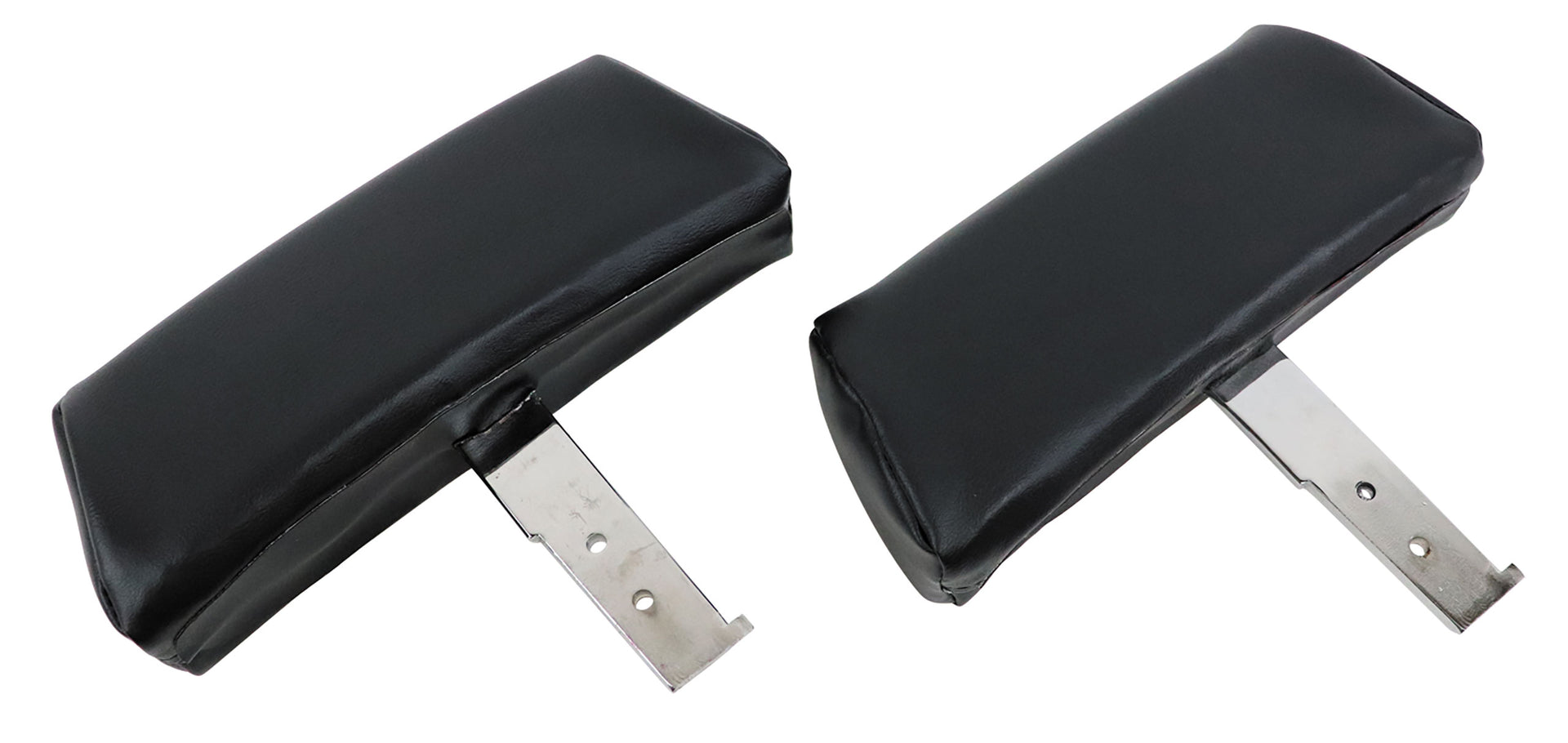 1968-1969 Corvette Headrests Black Complete W/Vinyl Covers-432520-Corvette-Store-Online