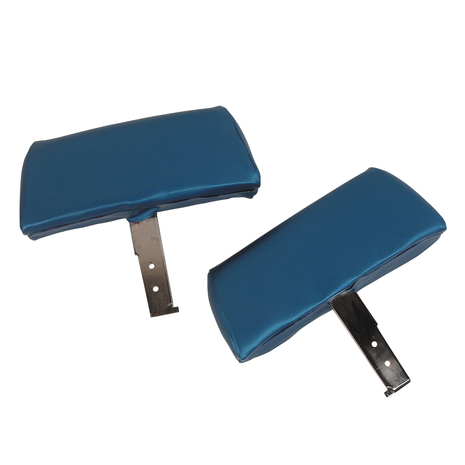 1968-1969 Corvette Headrests Bright Blue Complete W/Vinyl Covers-432541-Corvette-Store-Online