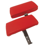 1968-1969 Corvette Headrests Red Complete W/Leather Covers-432630-Corvette-Store-Online