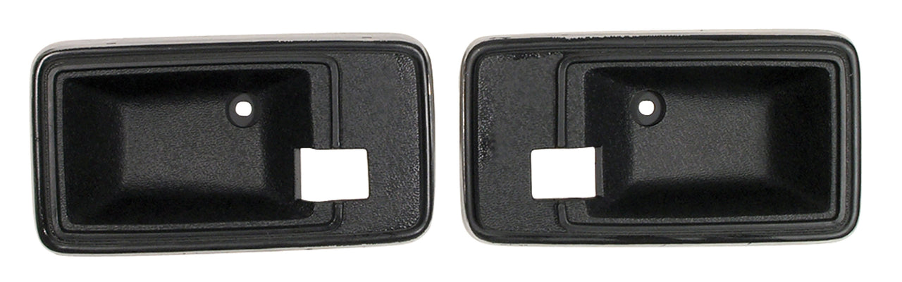1982-1982 Corvette Door Latch Bezels Charcoal-433421-Corvette-Store-Online