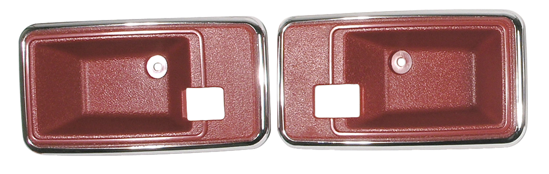 1978-1981 Corvette Door Latch Bezels Red-433424-Corvette-Store-Online