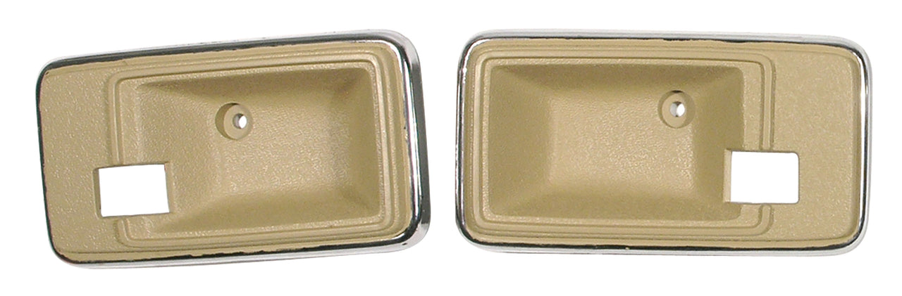 1978-1980 Corvette Door Latch Bezels Doeskin-433450-Corvette-Store-Online