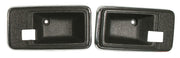 1978-1978 Corvette Door Latch Bezels Dark Brown-433455-Corvette-Store-Online