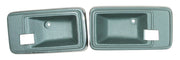 1982-1982 Corvette Door Latch Bezels Silvergreen-433459-Corvette-Store-Online