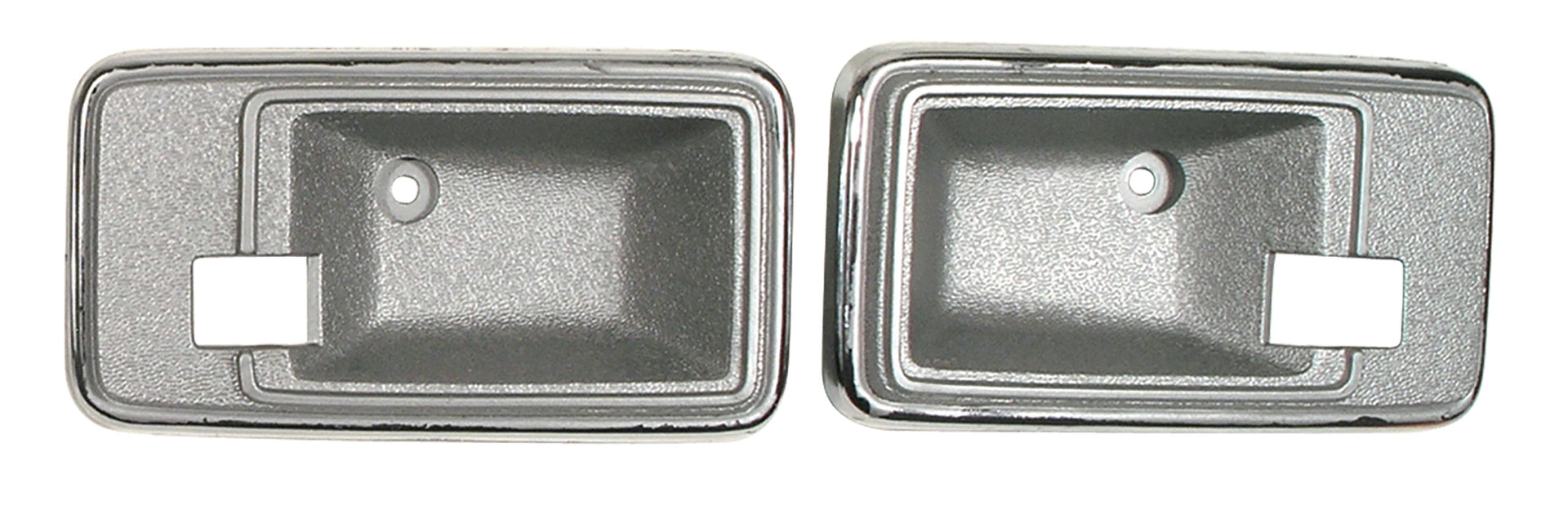 1981-1981 Corvette Door Latch Bezels Silver-433464-Corvette-Store-Online