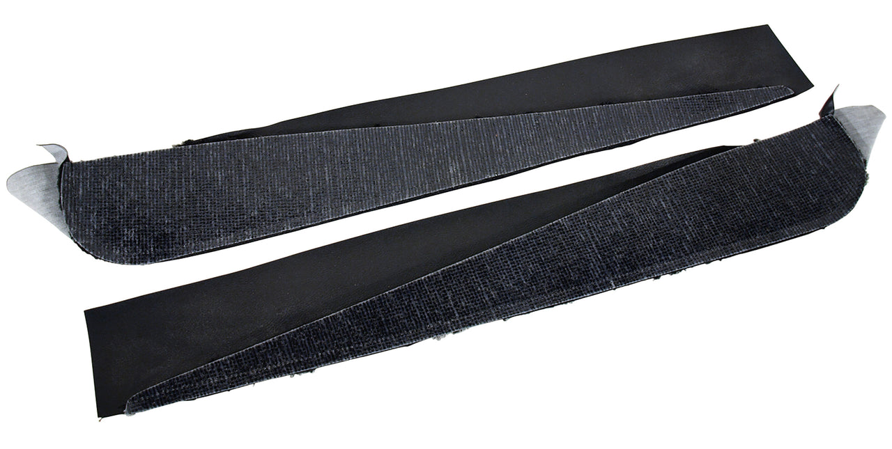 1970-1977 Corvette Carpet Vinyl Strips Black-433620-Corvette-Store-Online