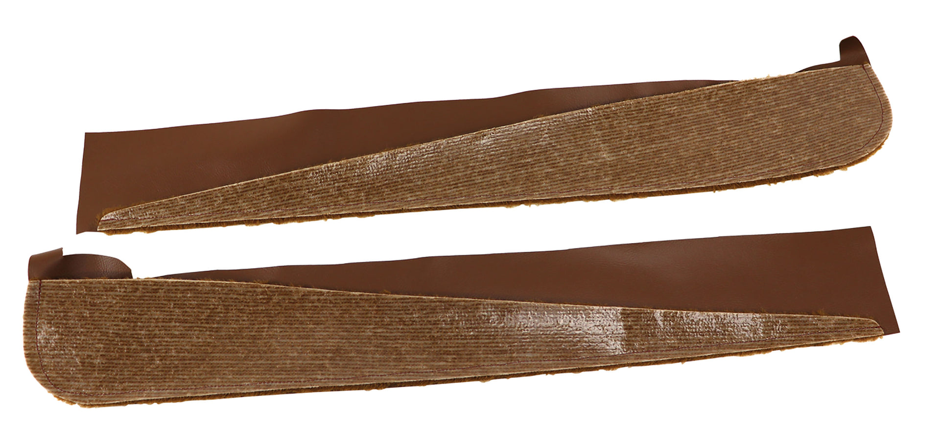 1970-1972 Corvette Carpet Vinyl Strips Dark Saddle-433653-Corvette-Store-Online
