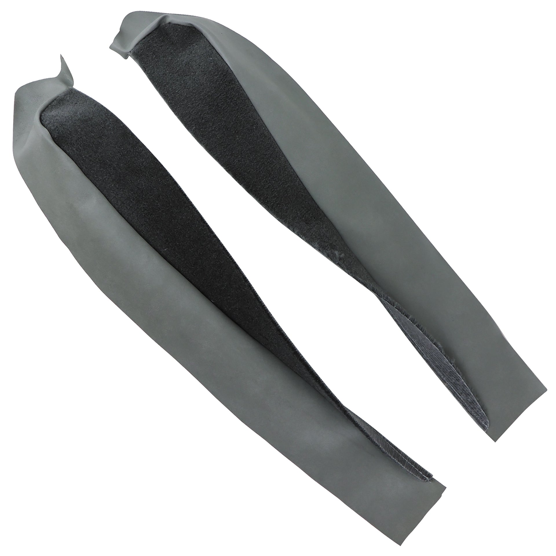 1976-1976 Corvette Carpet Vinyl Strips Dark Smoke-4336A2-Corvette-Store-Online