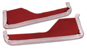 1984-1985 Corvette Carpet Vinyl Strips Red-433727-Corvette-Store-Online