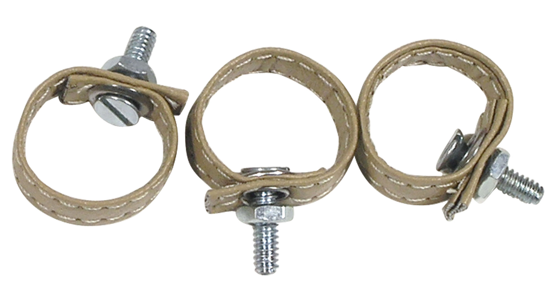 1970-1972 Corvette Rear Door Pulls Light Saddle 3 Piece-433815-Corvette-Store-Online