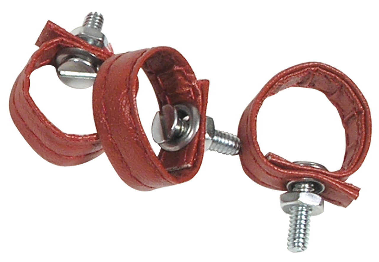 1968-1972 Corvette Rear Door Pulls Red 3 Piece-433830-Corvette-Store-Online