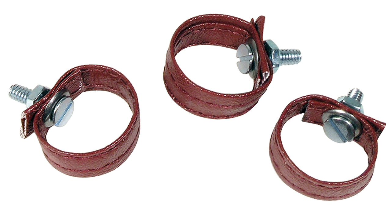 1973-1975 Corvette Rear Door Pulls Oxblood 3 Piece-433831-Corvette-Store-Online