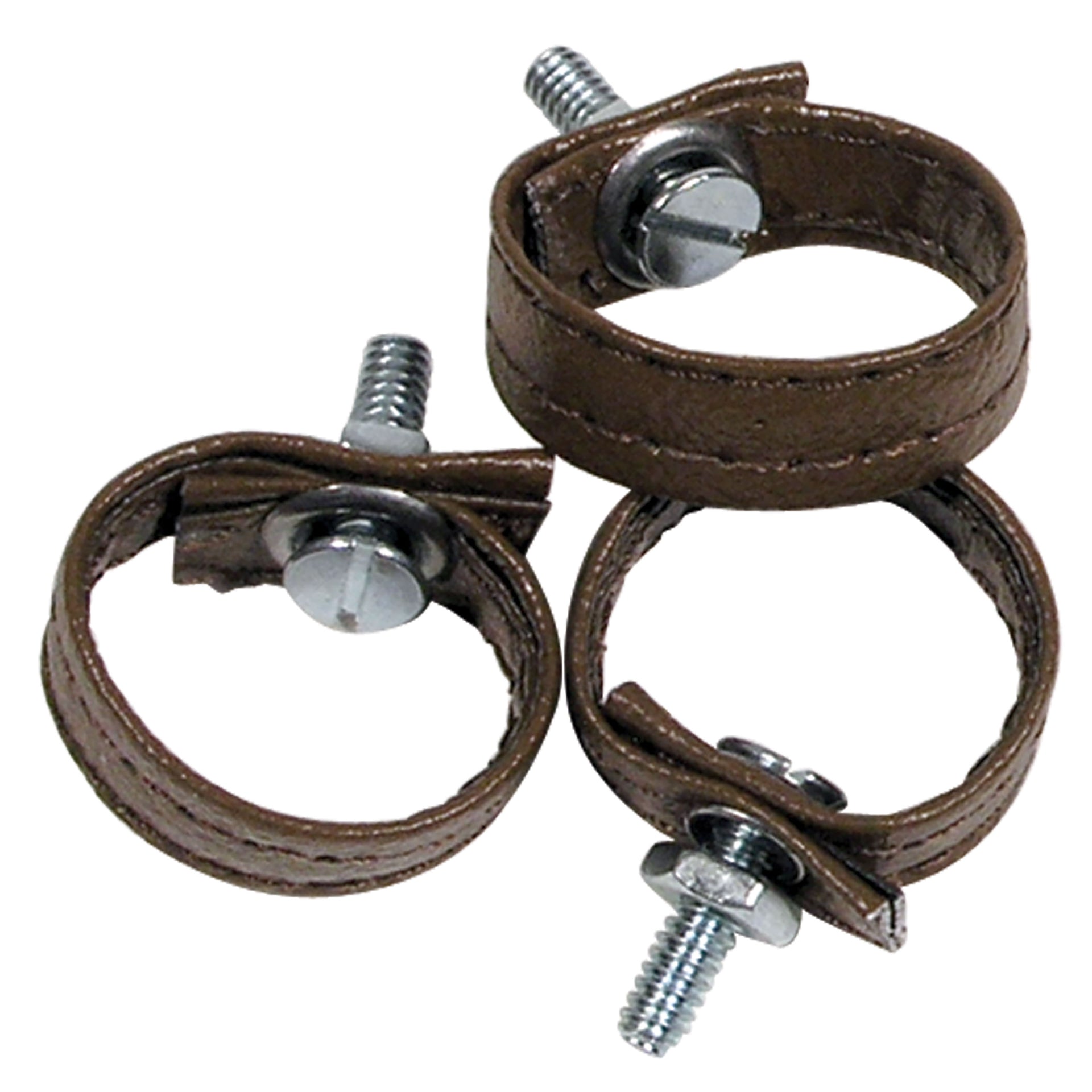 1970-1972 Corvette Rear Door Pulls Dark Saddle 3 Piece-433853-Corvette-Store-Online