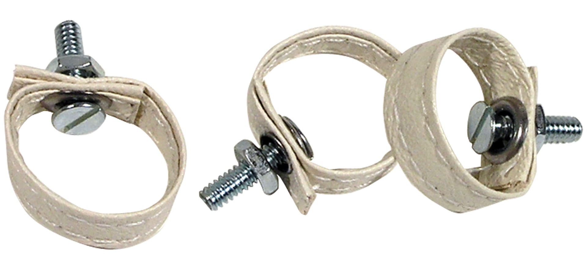 1976-1977 Corvette Rear Door Pulls White 3 Piece-433876-Corvette-Store-Online