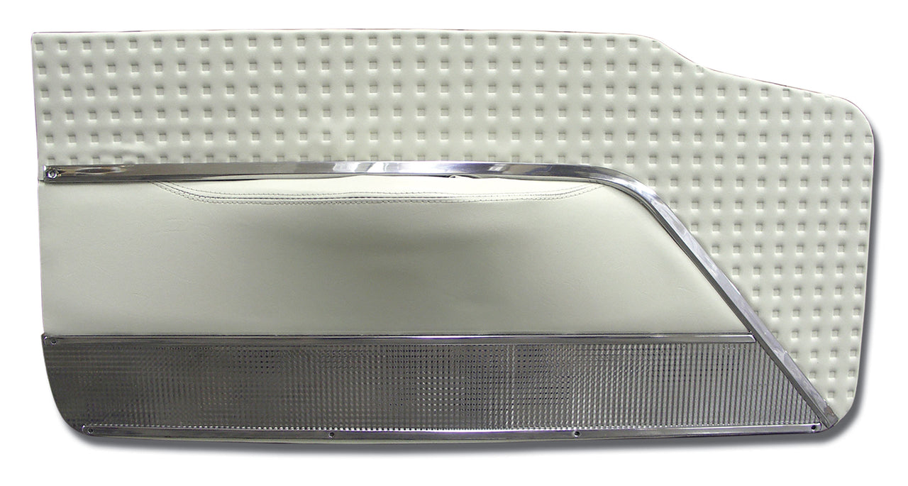 1956-1957 Corvette Door Panels Beige Deluxe-434203-Corvette-Store-Online