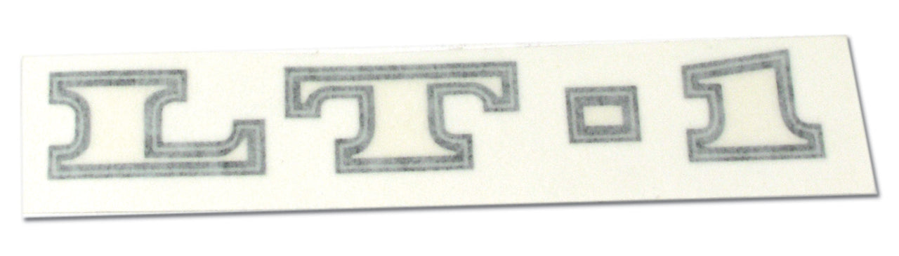 1970-1970 Corvette Hood Decal LT1 Black/Silver-43423-Corvette-Store-Online