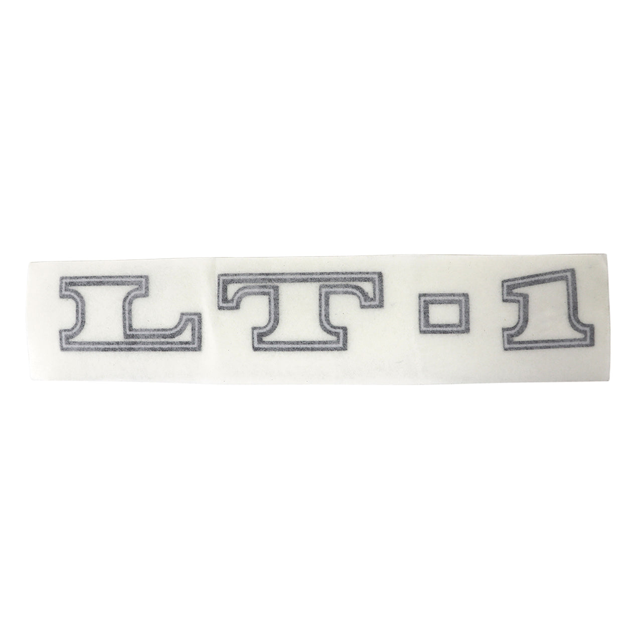 1971-1972 Corvette Hood Decal LT1 Black/White-43424-Corvette-Store-Online