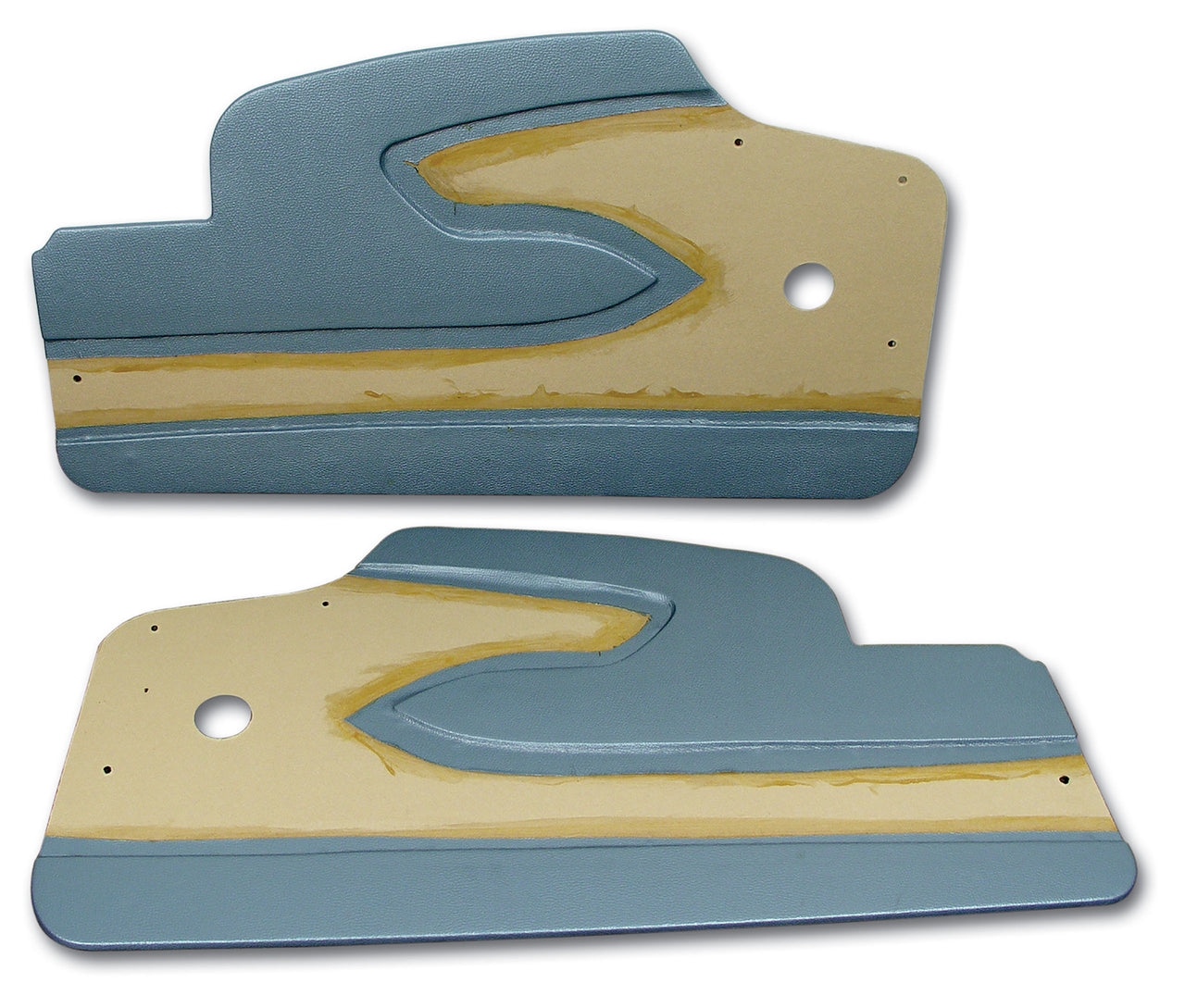1958-1958 Corvette Door Panels Blue W/O Supports-434307-Corvette-Store-Online