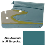 1959-1959 Corvette Door Panels Turquoise W/O Supports-434806-Corvette-Store-Online