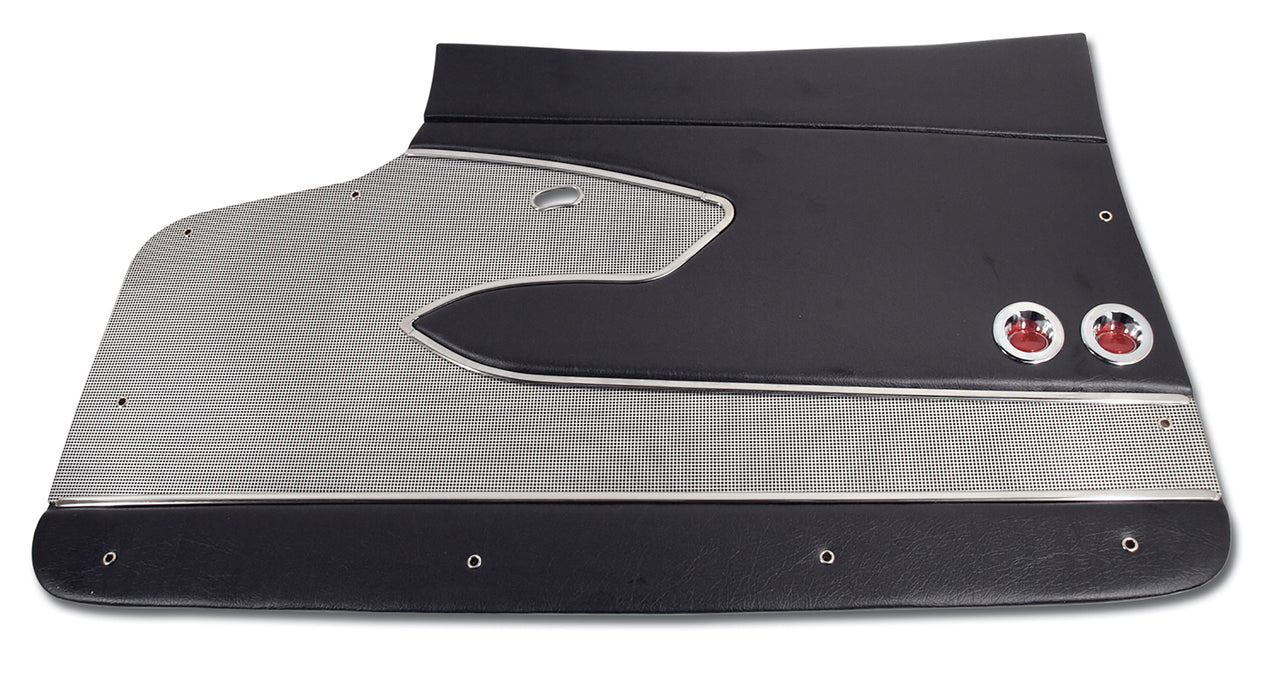 1959-1959 Corvette Door Panels Black Deluxe-435220-Corvette-Store-Online