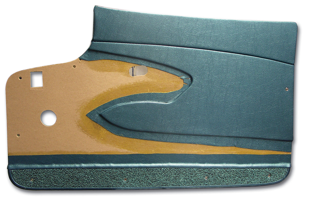 1960-1960 Corvette Door Panels Turquoise Metal Support-435506-Corvette-Store-Online