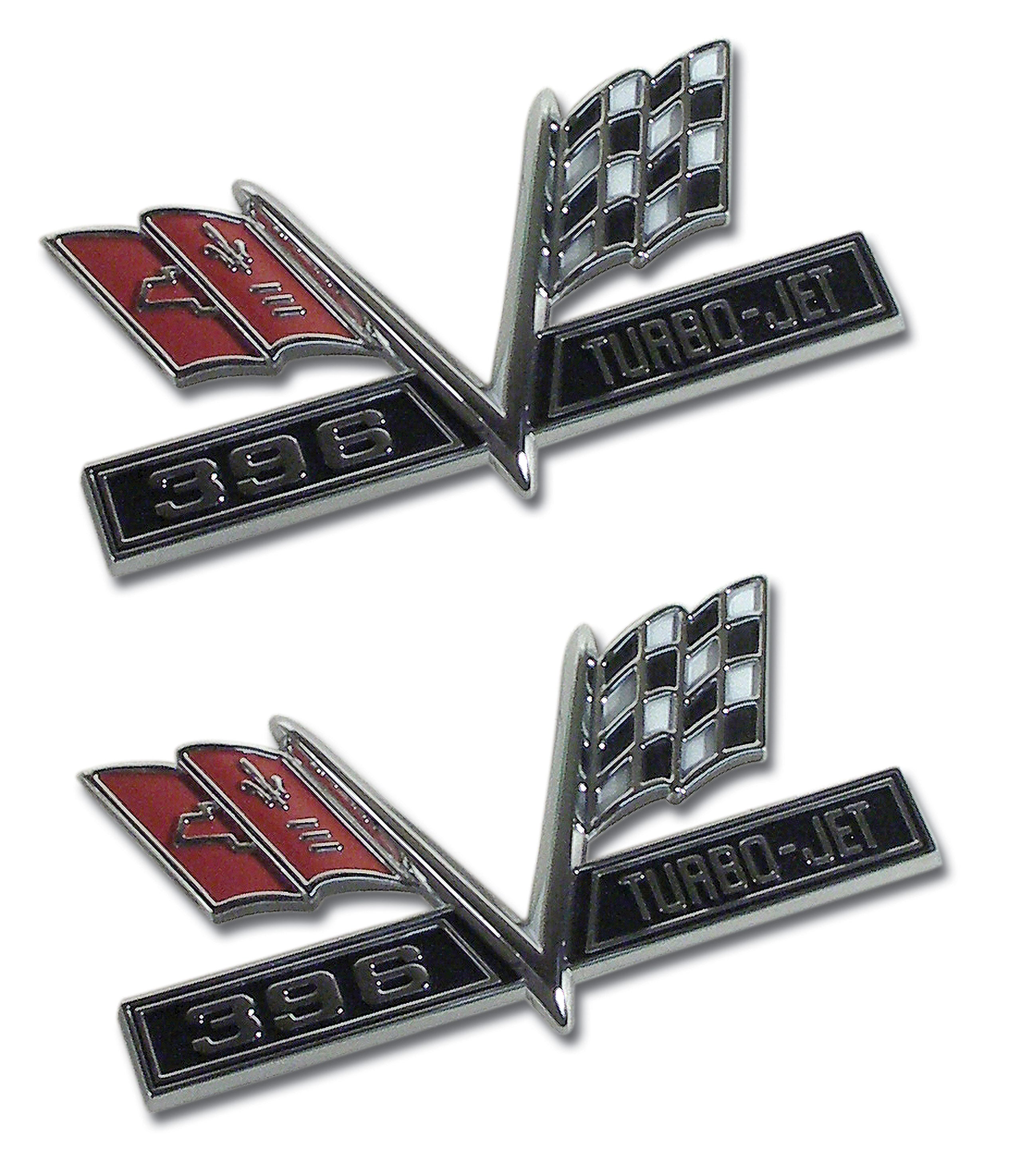 1965-1965 Corvette Emblems Front Fender 396 Replacement | Corvette ...