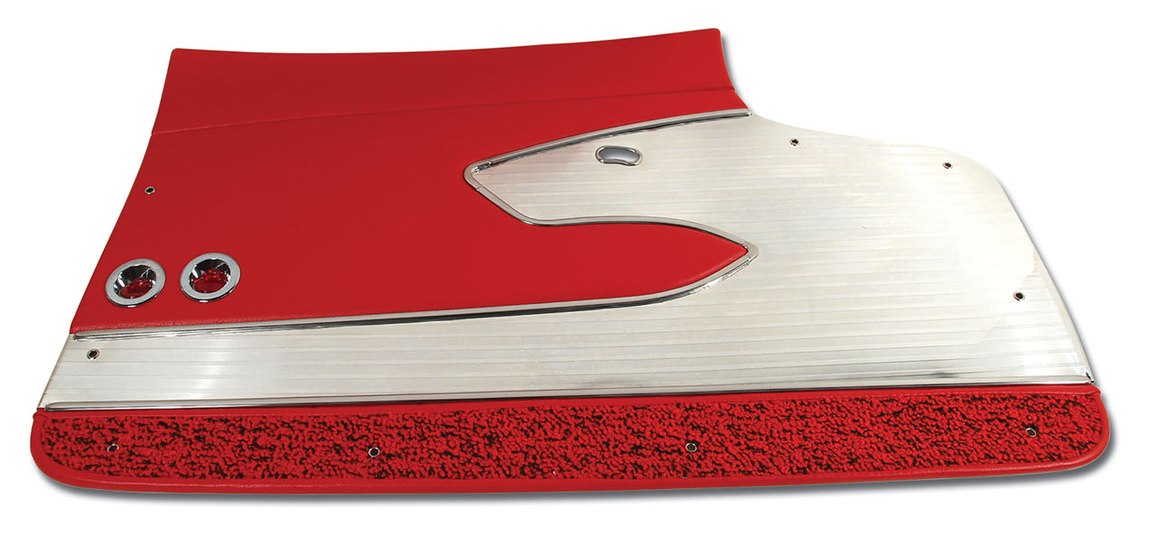 1961-1961 Corvette Door Panels Red Deluxe-435935-Corvette-Store-Online