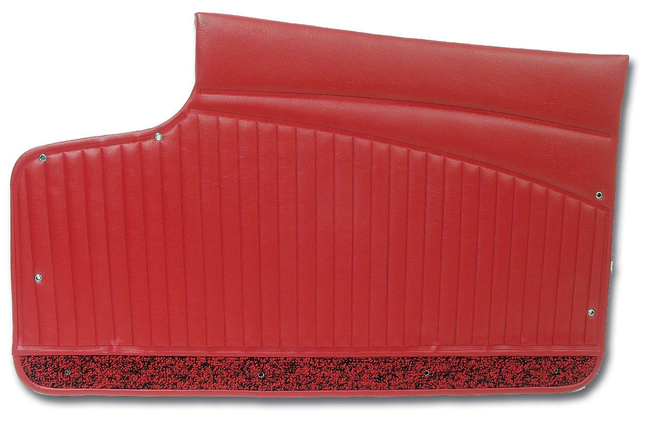 1962-1962 Corvette Door Panels Red Metal Support-436235-Corvette-Store-Online