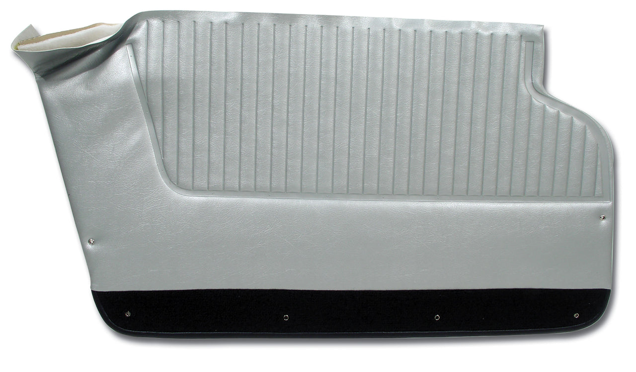1964-1964 Corvette Door Panels Silver W/Black Carpet-436561-Corvette-Store-Online