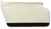 1964-1964 Corvette Door Panels White W/Black Carpet-436565-Corvette-Store-Online
