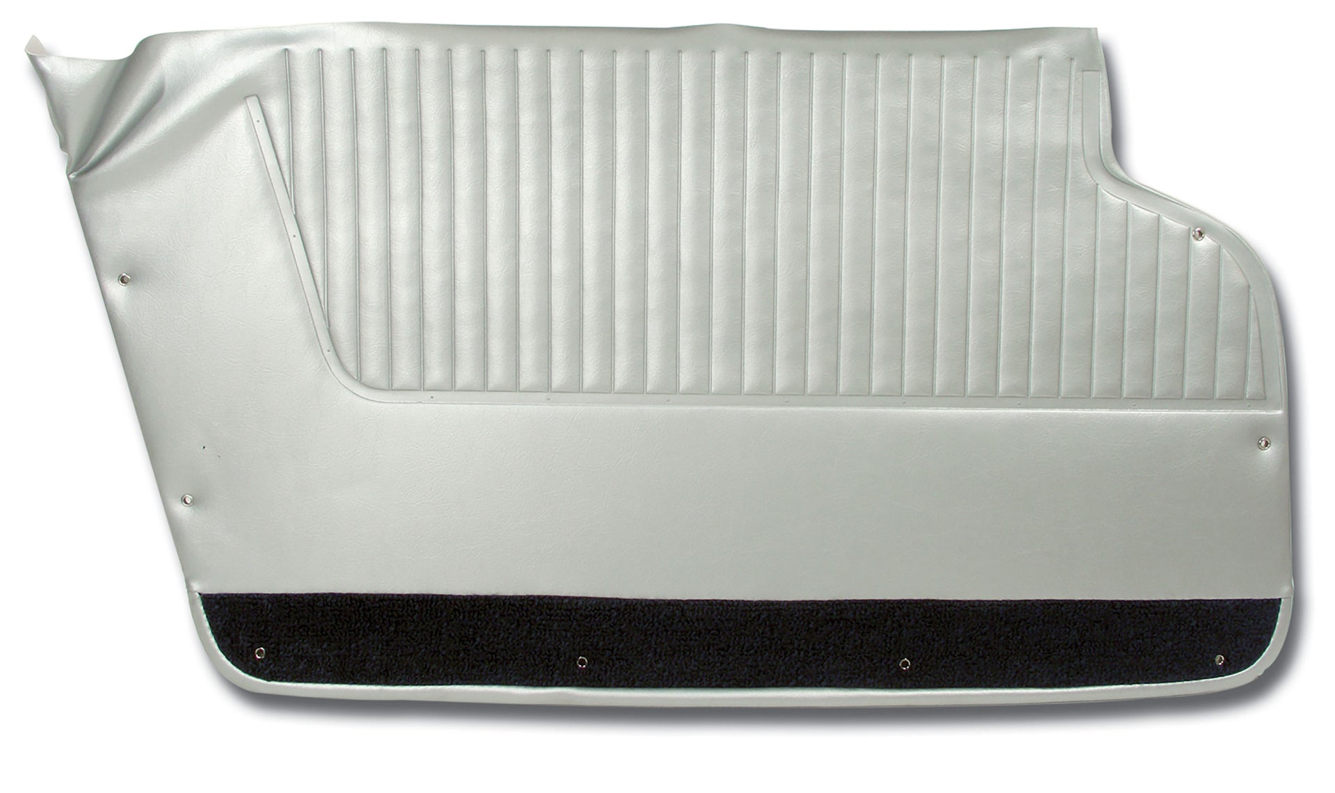 1964-1964 Corvette Door Panels Silver W/Dark Blue Carpet-4365Z4-Corvette-Store-Online