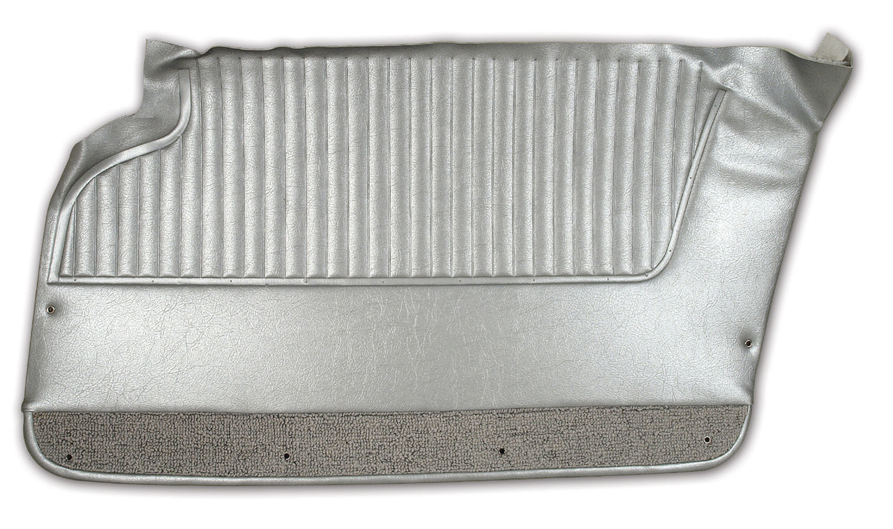 1964-1964 Corvette Door Panels Silver W/Silver Carpet-4365Z5-Corvette-Store-Online