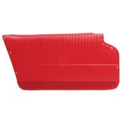 1963-1964 Corvette Door Panels Leather Red Coupe W/Trim-436635-Corvette-Store-Online