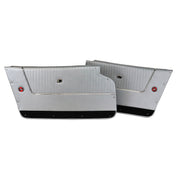 1964-1964 Corvette Door Panels Leather Silver W/Black Carpet Coupe W/Trim-436661-Corvette-Store-Online