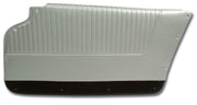 1964-1964 Corvette Door Panels Silver W/Black Carpet - Coupe - W/Felt-437061-Corvette-Store-Online