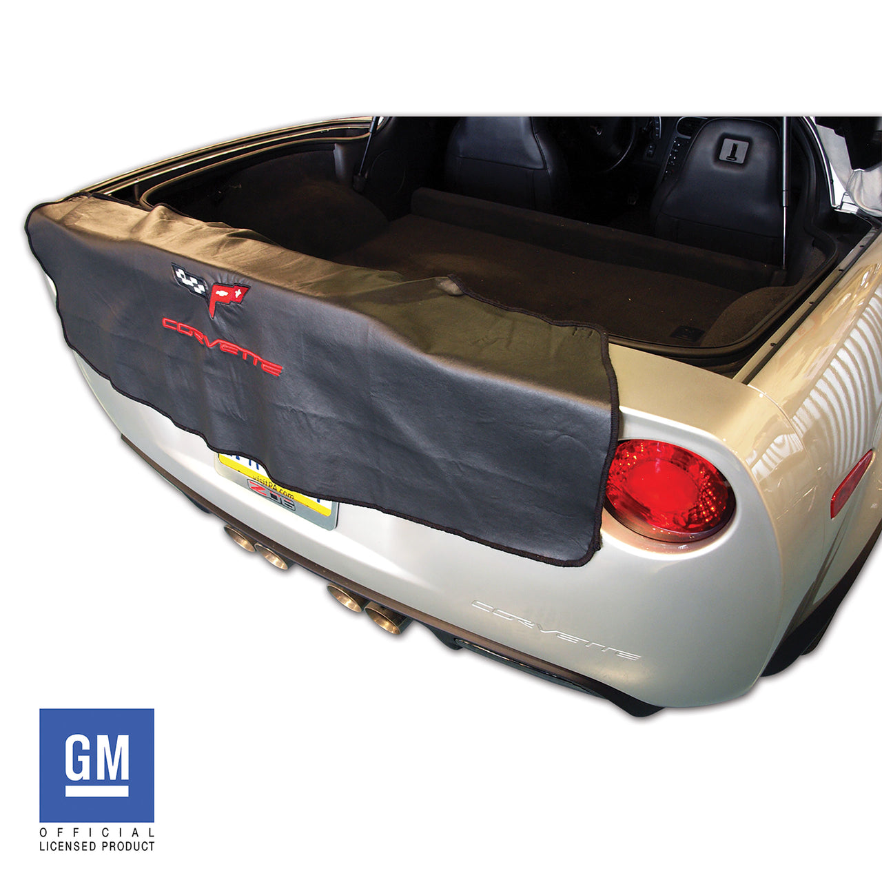 2005-2013 Corvette Embroidered Rear Bumper Bib-43709-Corvette-Store-Online