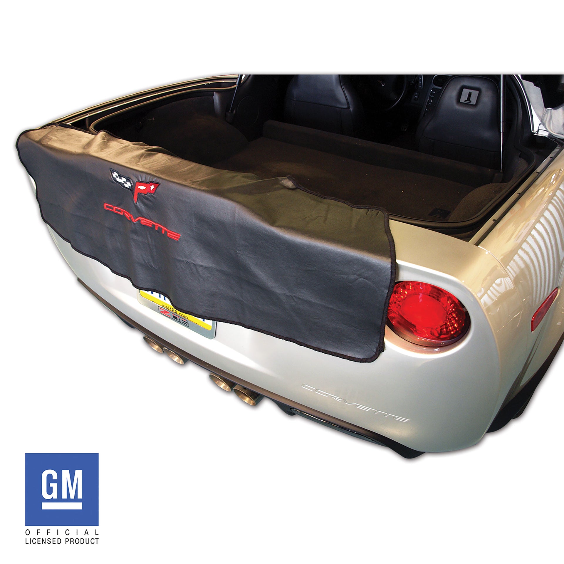 2005-2013 Corvette Embroidered Rear Bumper Bib-43709-Corvette-Store-Online