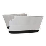 1964-1964 Corvette Door Panels White W/Dk Blue Carpet - Coupe - W/Felt-4370Z1-Corvette-Store-Online